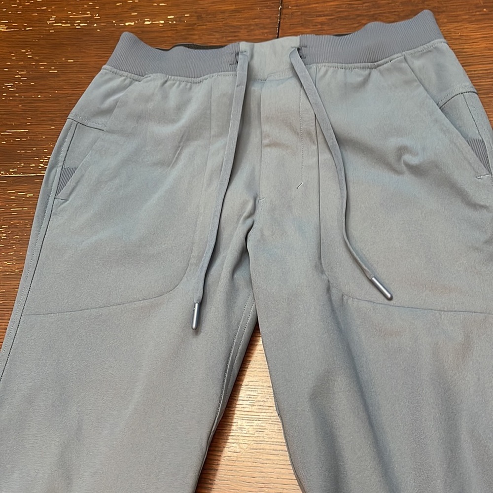 Blue/grey lulu joggers